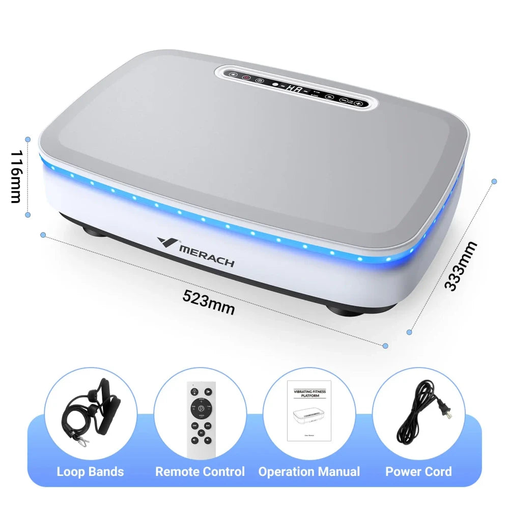 Vibration Plate Exercise Machine – Home Workout Equipment for Women