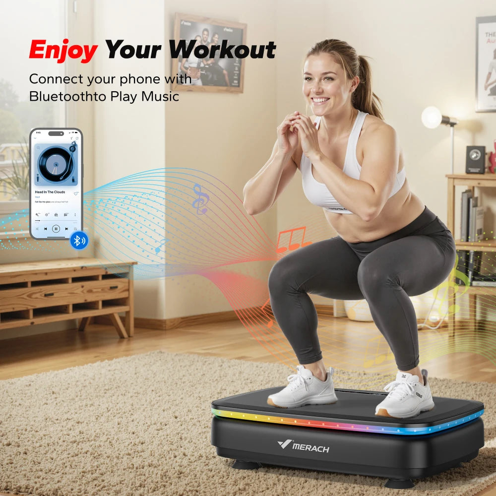 Vibration Plate Exercise Machine – Home Workout Equipment for Women