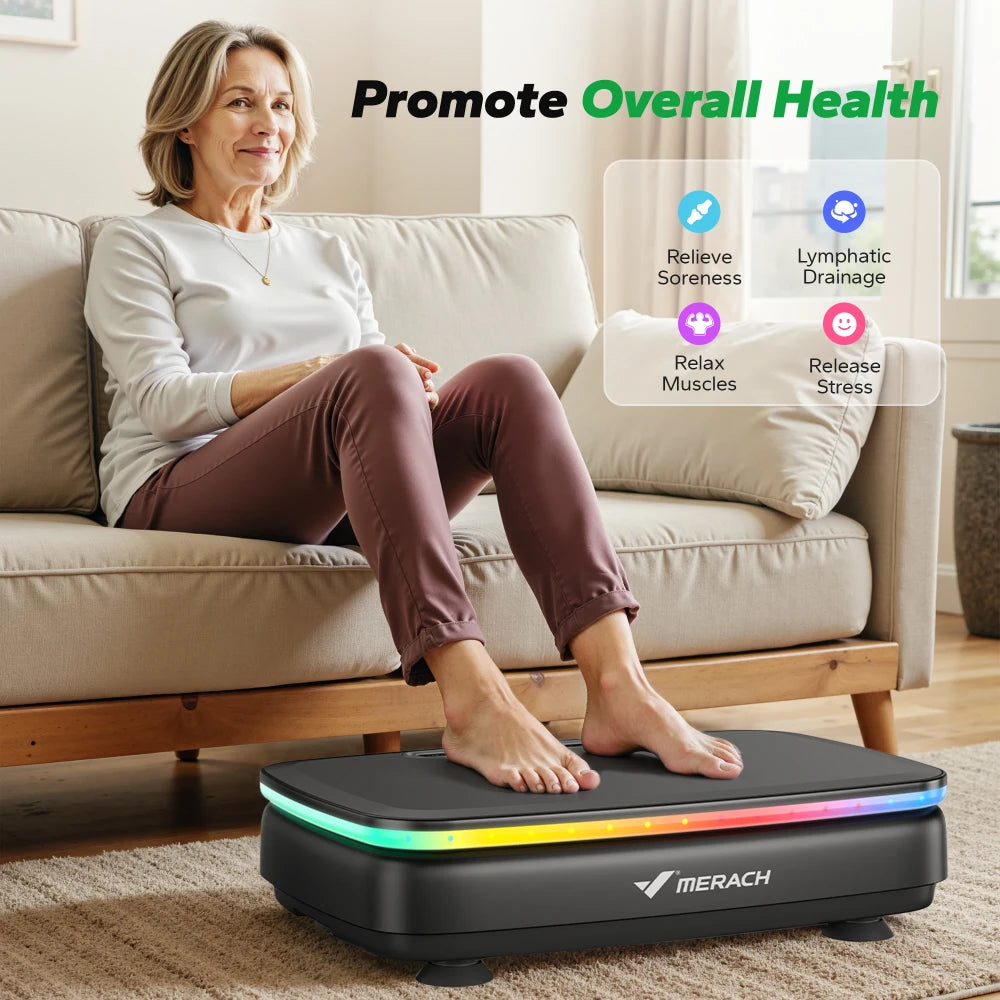 Vibration Plate Exercise Machine – Home Workout Equipment for Women