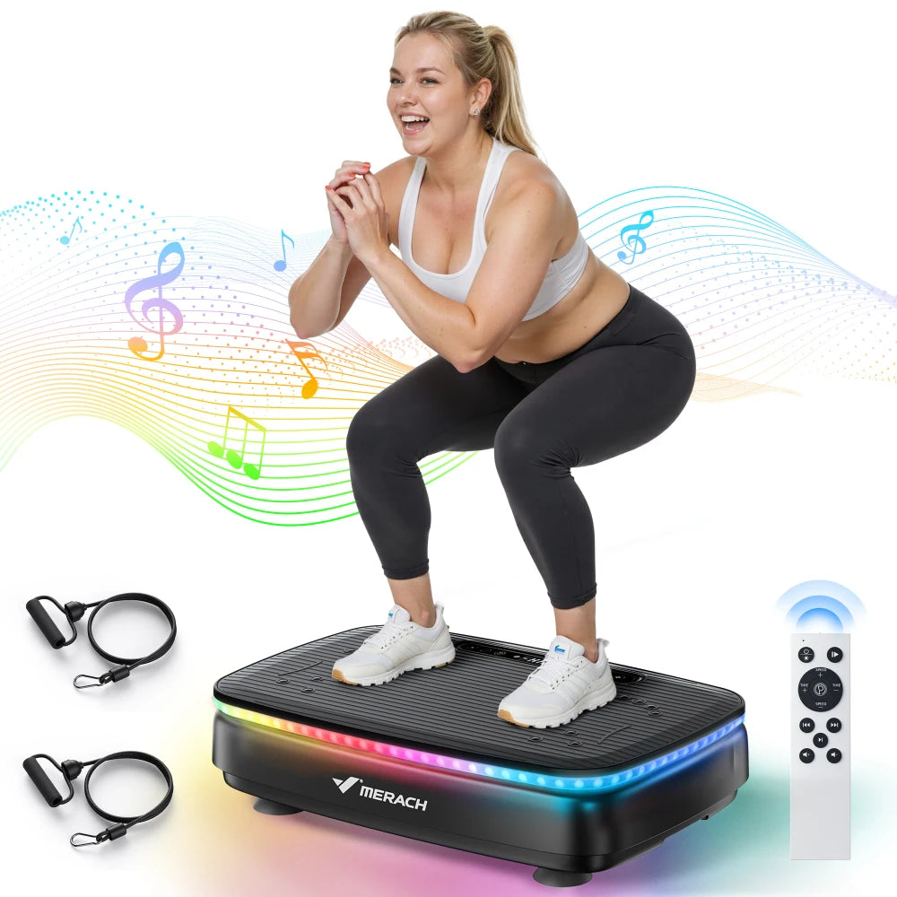 Vibration Plate Exercise Machine – Home Workout Equipment for Women