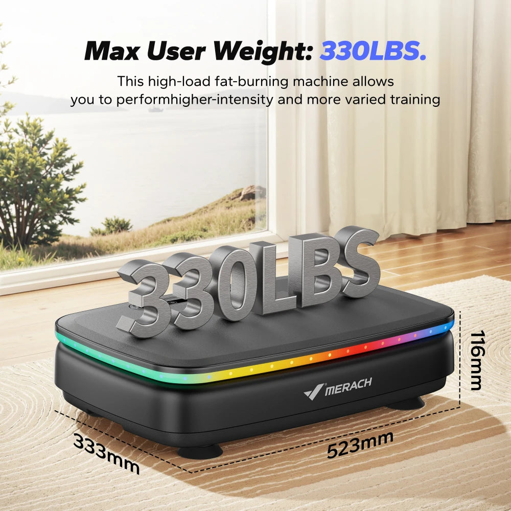 Vibration Plate Exercise Machine – Home Workout Equipment for Women