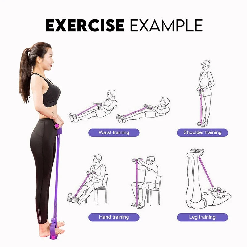 Resistance Band Pedal Exerciser – Leg Toning & Core Workout at Home