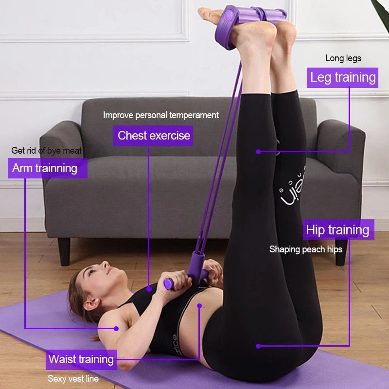 Resistance Band Pedal Exerciser – Leg Toning & Core Workout at Home