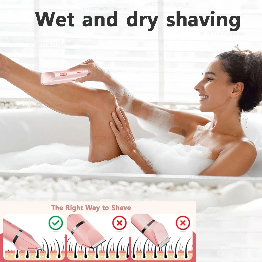 Electric Body Hair Shaver – Smooth Skin Grooming for Women