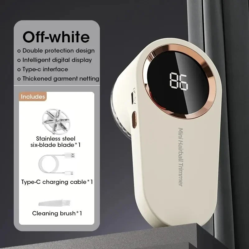 Rechargeable Fabric Shaver – Remove Lint & Fuzz for a Polished Look