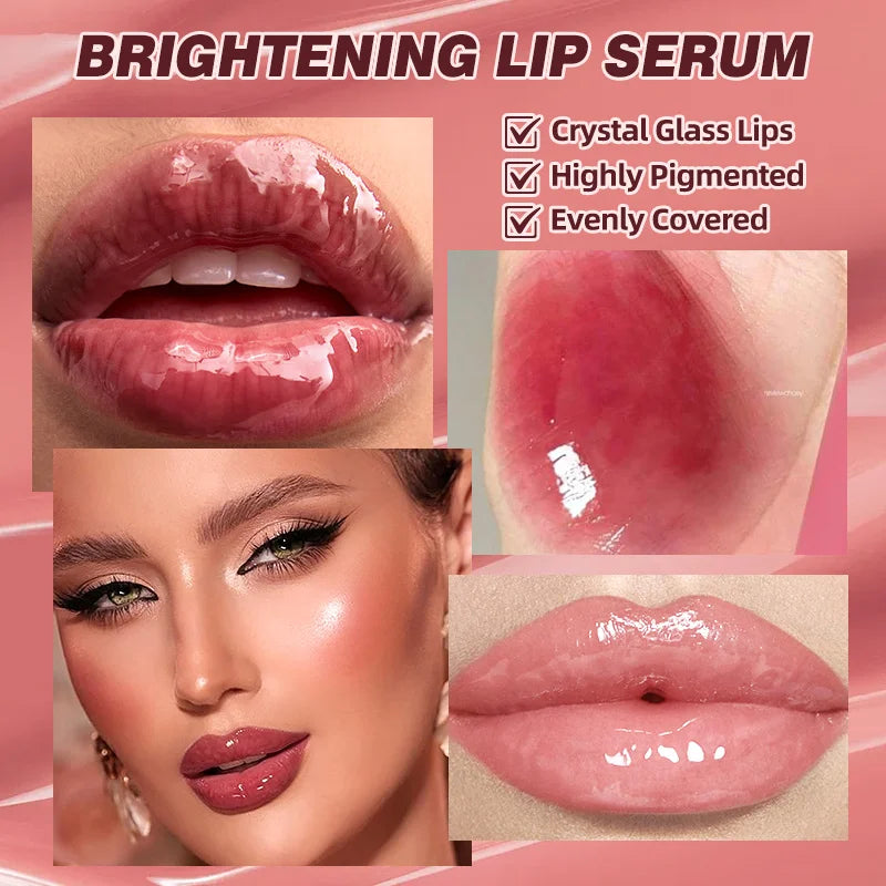 Moisturizing Lip Lotion Essence Volumizing Lip Glaze Women's Moisturizing and Moisturizing Natural Lip Gloss Hydrating Lip Gloss