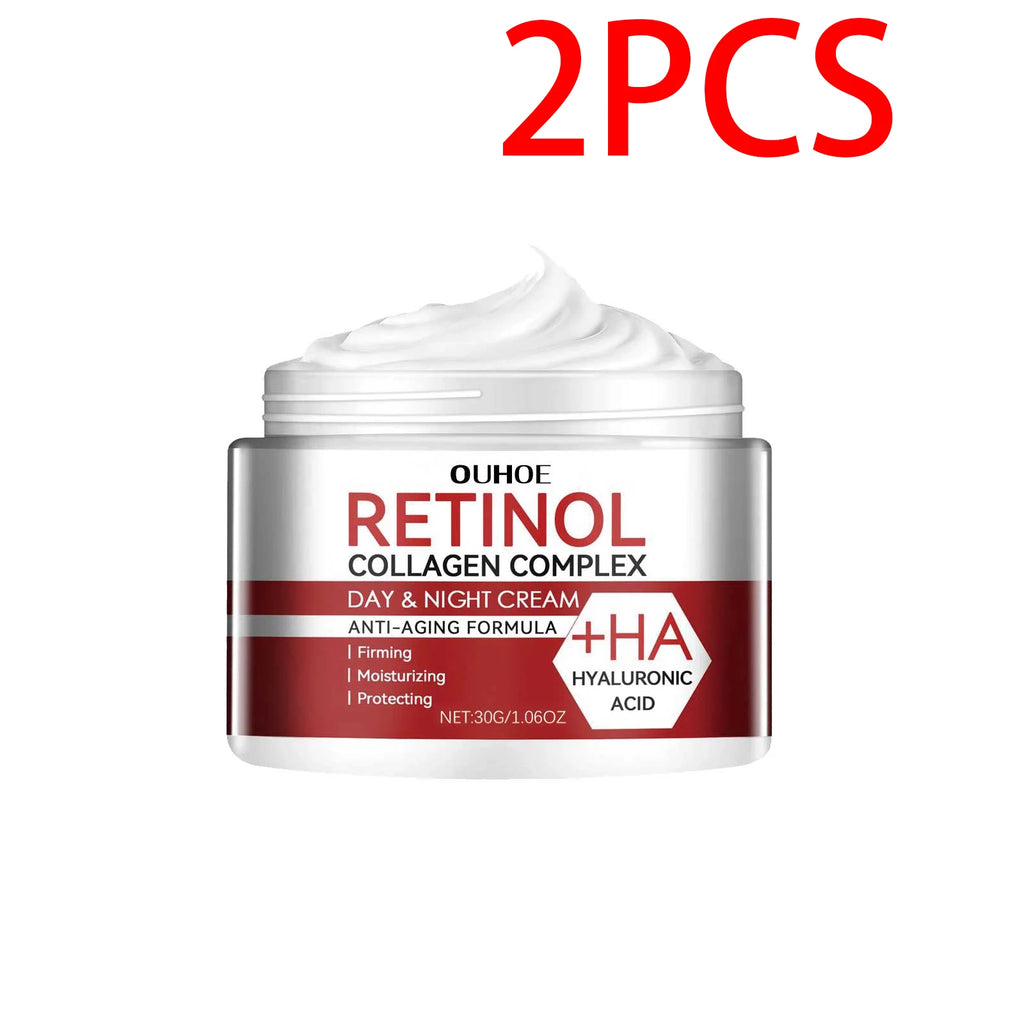 Retinol Collagen Face cream Complex Day Night Cream Hyaluronic acid Reduce fine lines dark circles moisturize firm pores