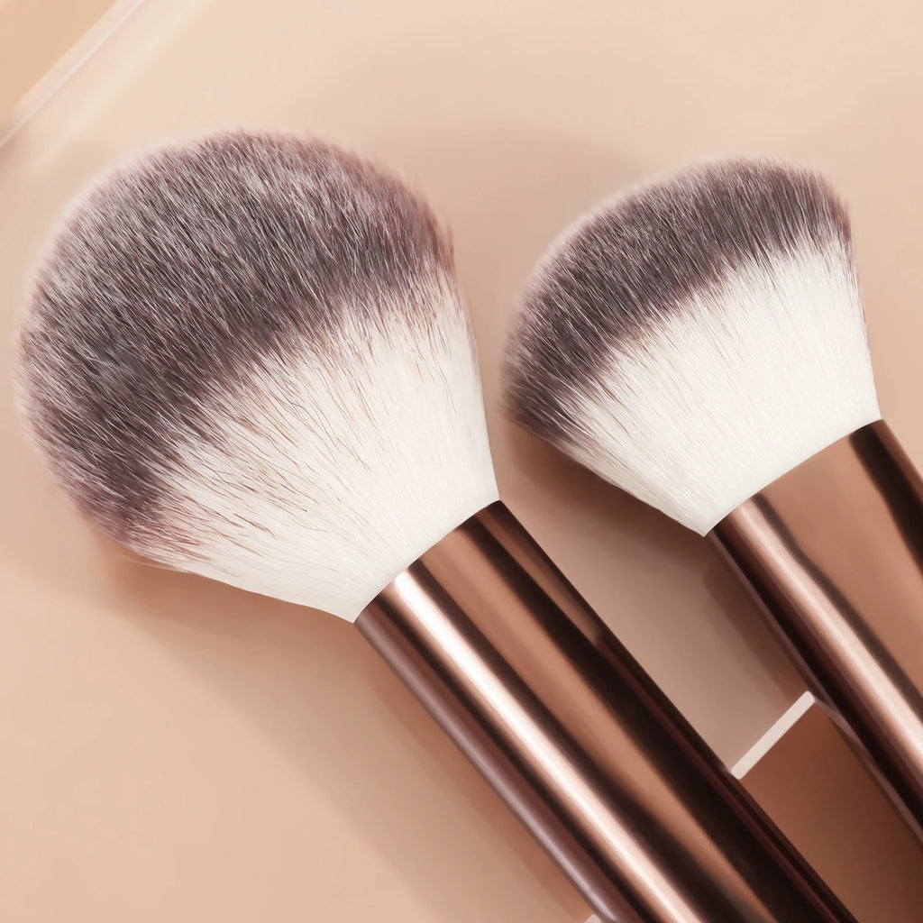 Soft Bristle Kabuki Blending Makeup Brush Set 13Pcs Foundation Eyeshadow Blush Cosmetic Tool Professional Salon Daily Facial Makeup Supply