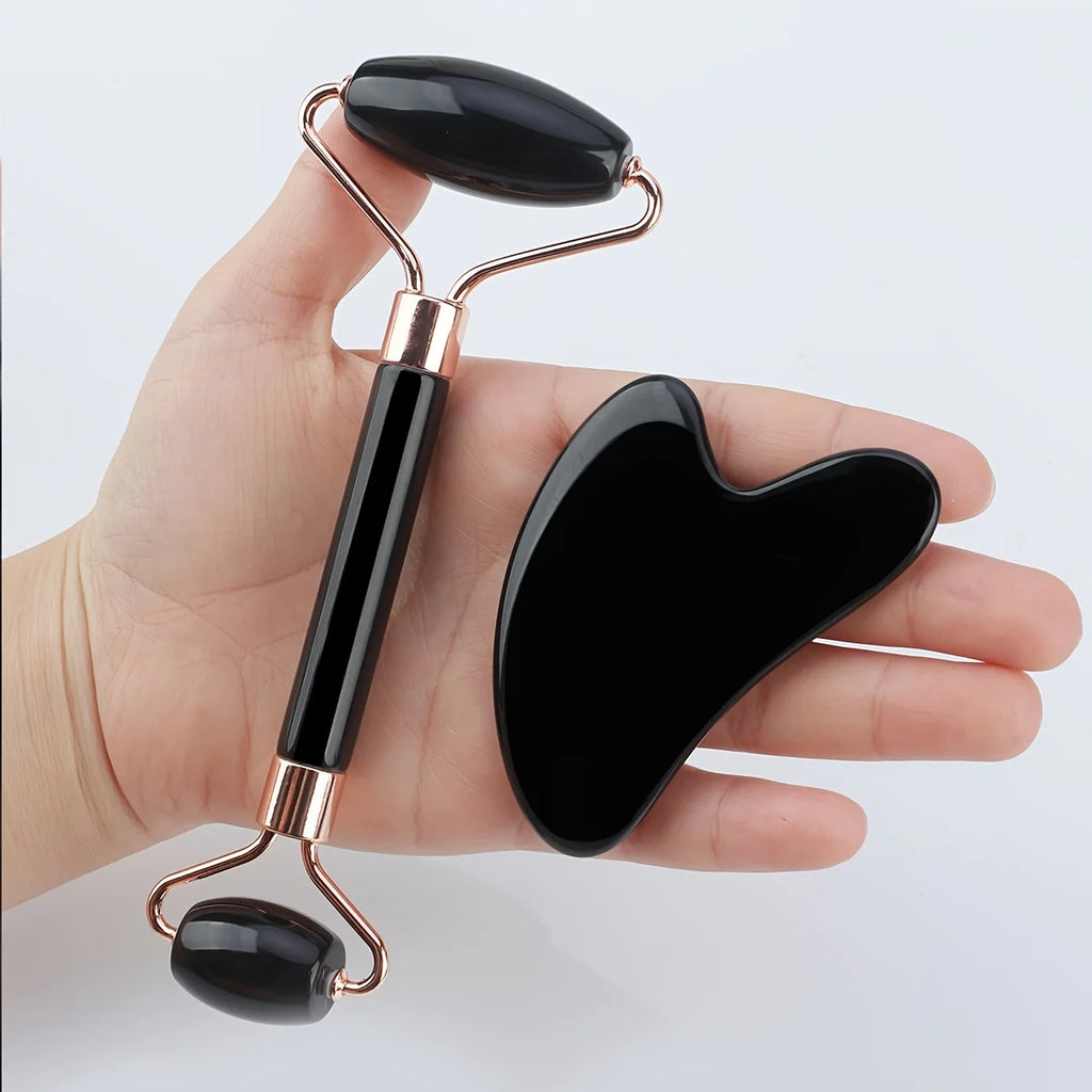 Ice Face Roller & Gua Sha Set