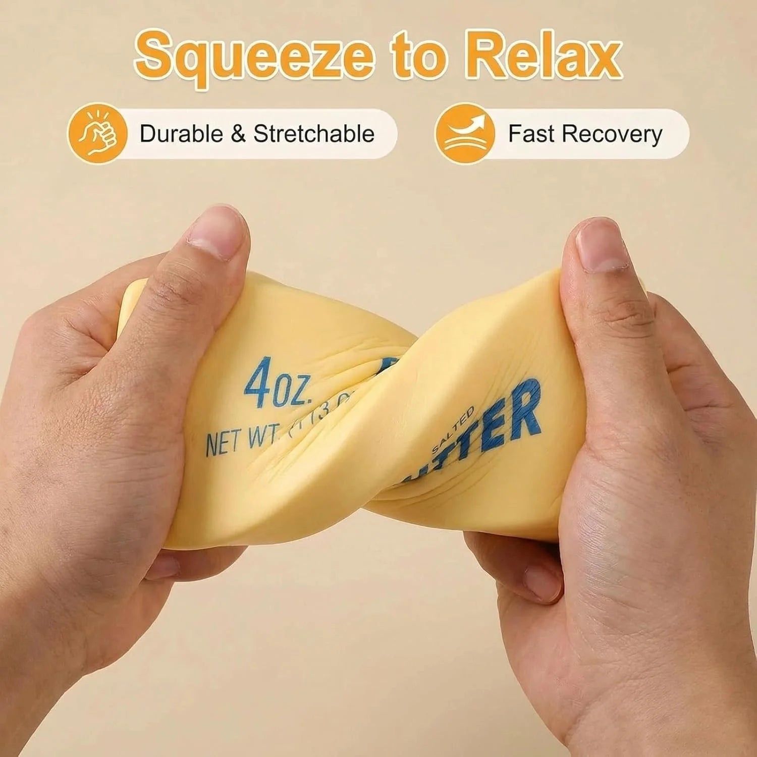 Slow Rebound Butter Stick — Satisfying Stress Relief Fidget Toy