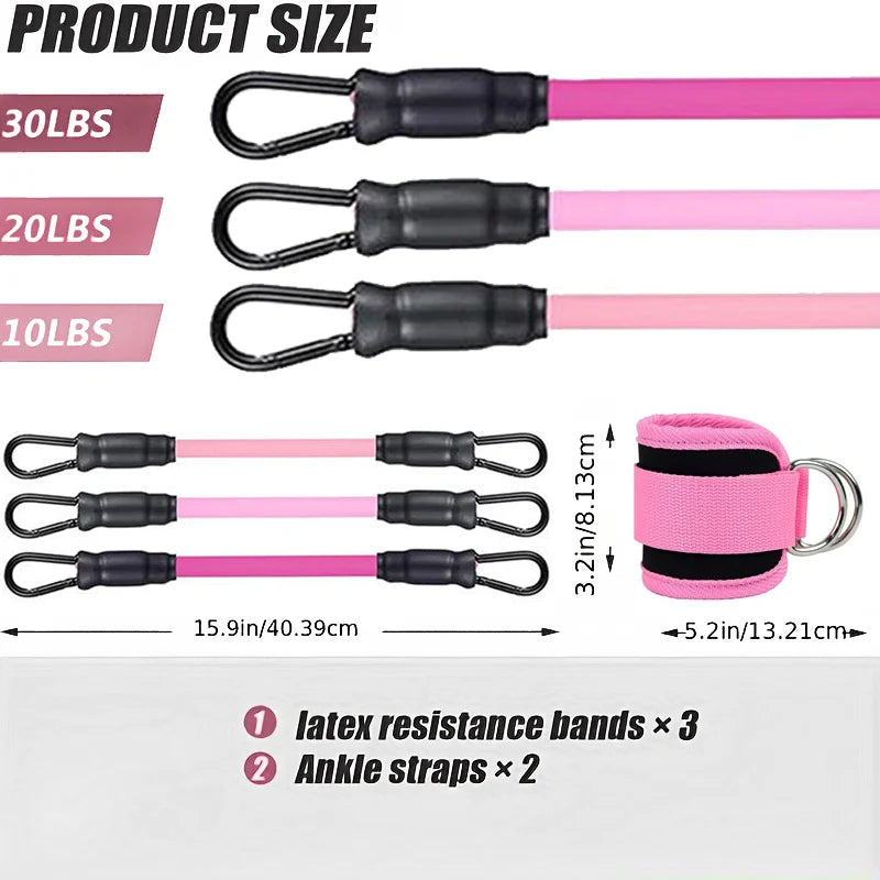 Ankle Strap Resistance Bands — Glute & Hip Training