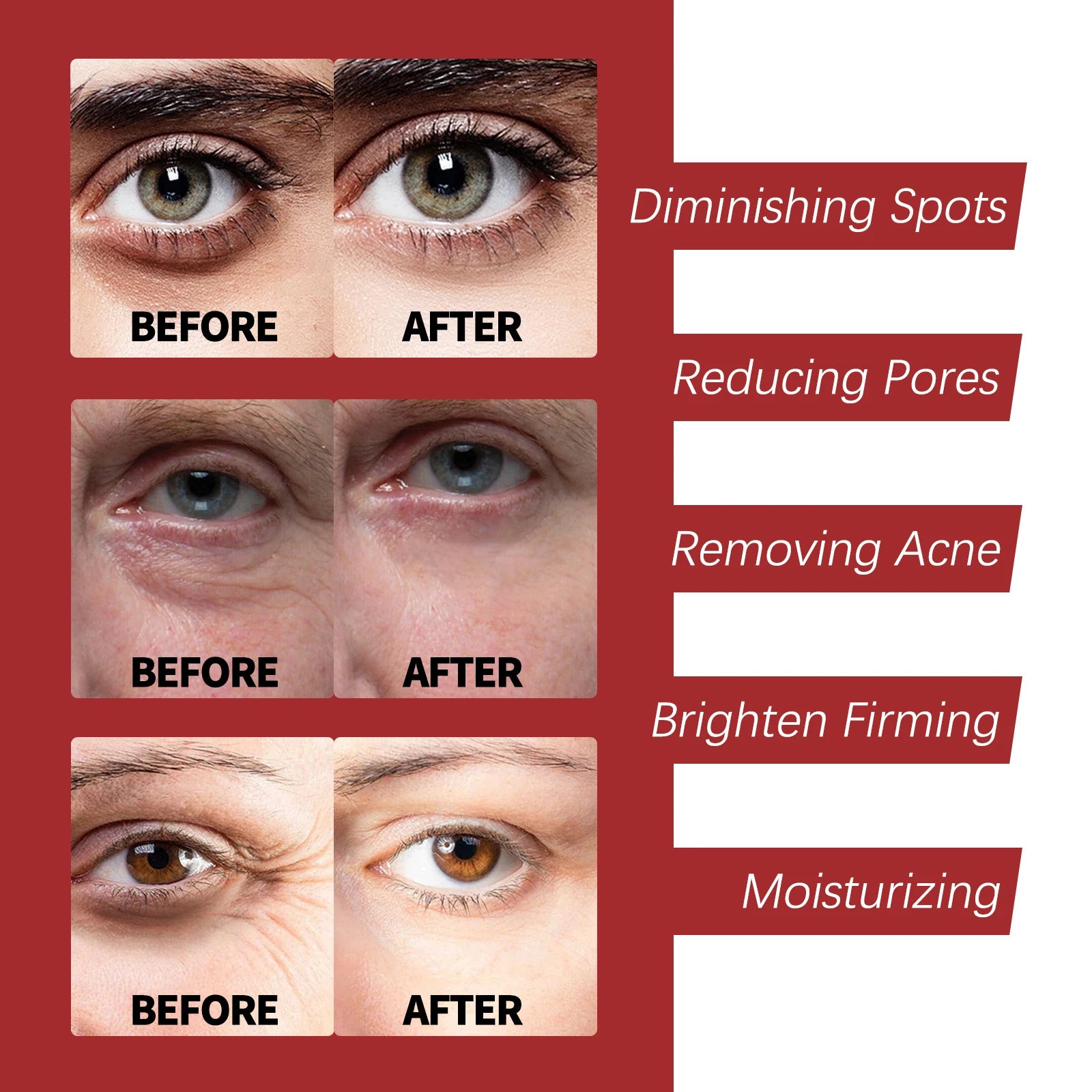 Retinol Collagen Face cream Complex Day Night Cream Hyaluronic acid Reduce fine lines dark circles moisturize firm pores