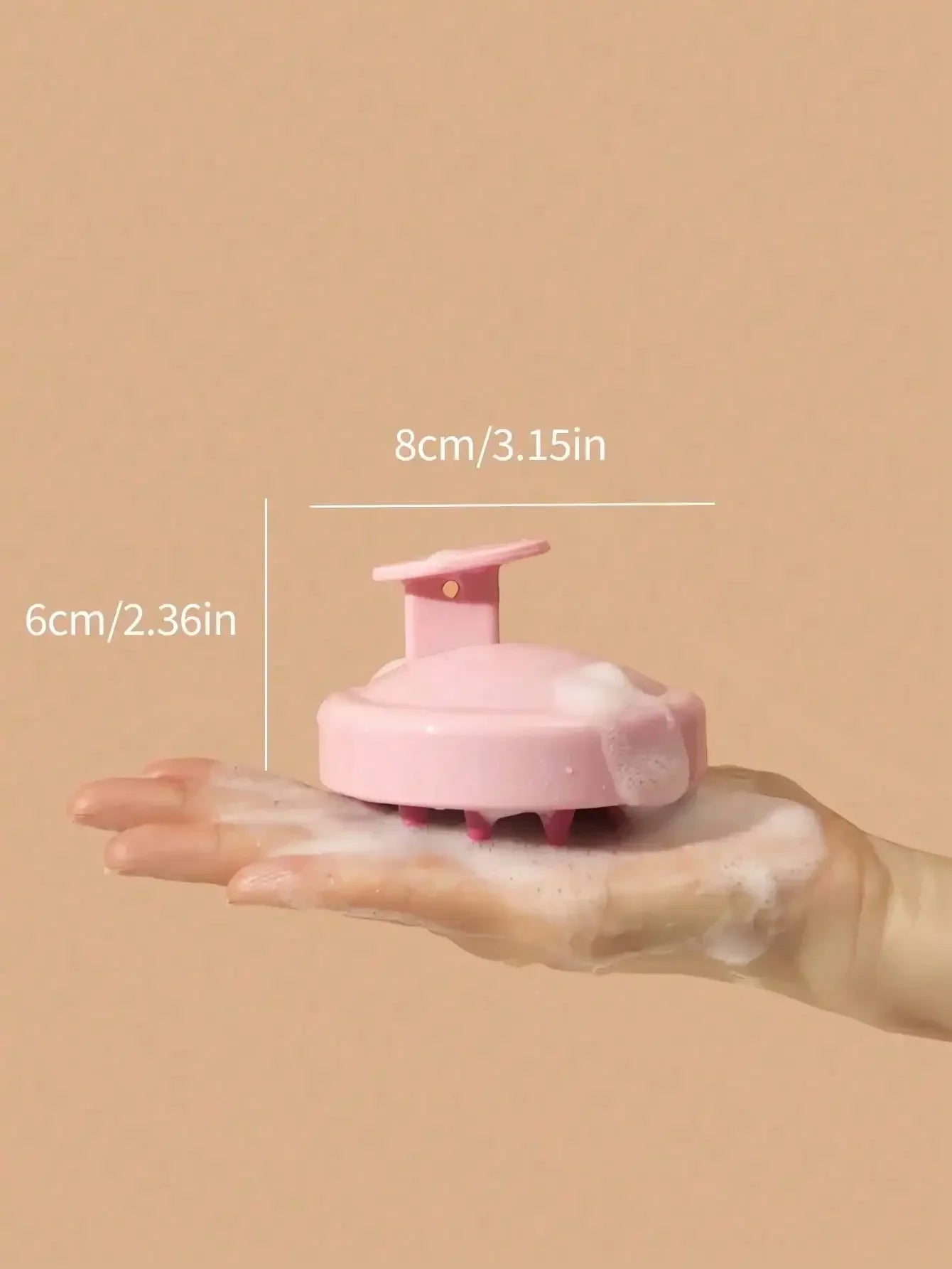 Soft Silicone Scalp Massage Shampoo Brush