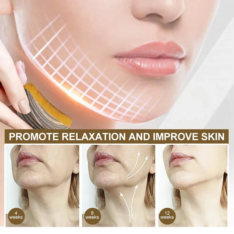 Ergonomic Lymphatic Face Massager Brush for Facial Contour Sculpting Drainage Tool Skin Care & Relaxing Massage