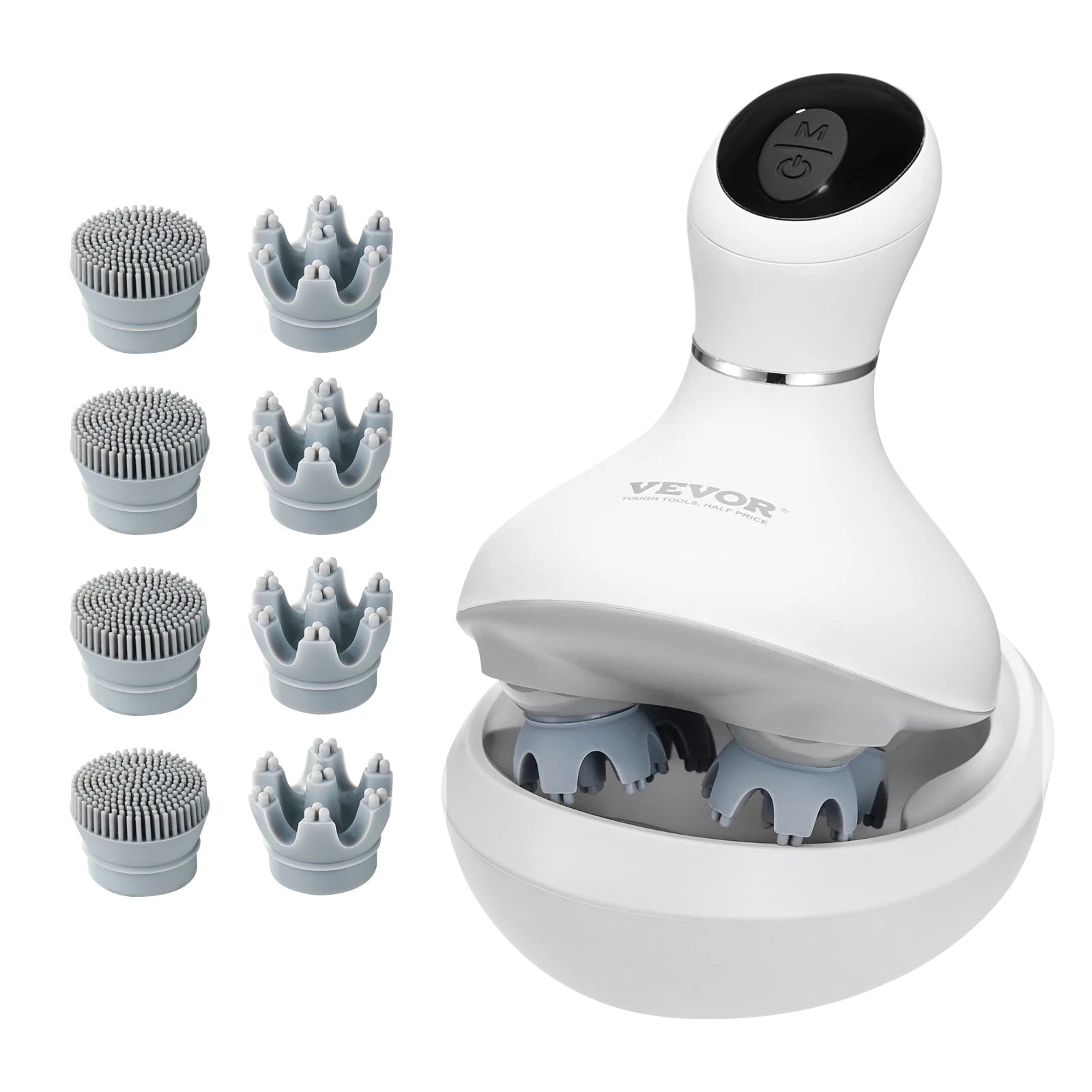 Electric Scalp Massager — 6-Mode Rechargeable